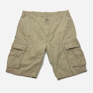 Levi’s Cargo Shorts Khaki Tan Mens Size 34 Utility Pockets Classic Fit